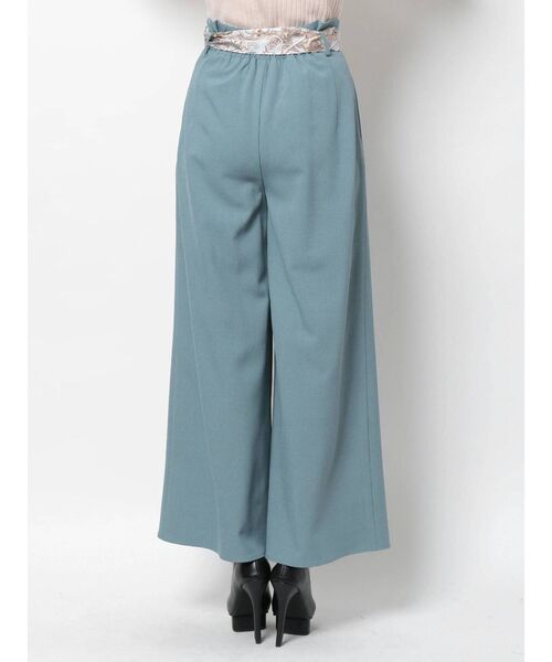 RESEXXY（リゼクシー）の「スカーフリボンワイドパンツ（その他パンツ・レディース・ブルー/ベージュ/ブラック・FREE）」の18枚目の写真