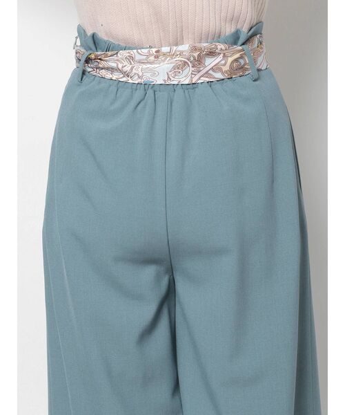 RESEXXY（リゼクシー）の「スカーフリボンワイドパンツ（その他パンツ・レディース・ブルー/ベージュ/ブラック・FREE）」の20枚目の写真