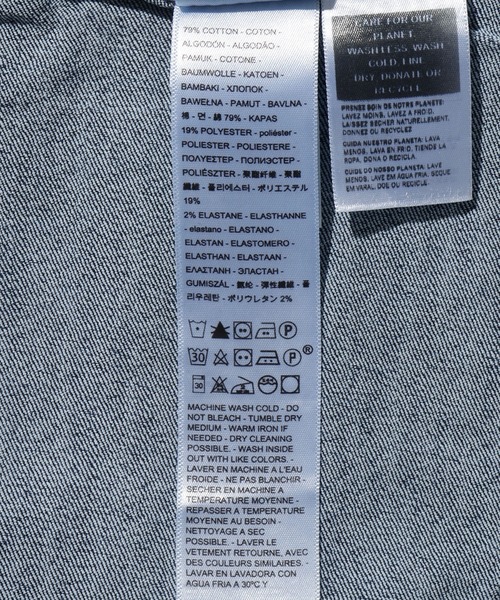 Levi's（リーバイス）の「EX BOYFRIEND トラッカージャケット CALM AND COLLECTED（デニムジャケット・レディース・ダークインディゴブルー・XS/S/M）」の10枚目の写真