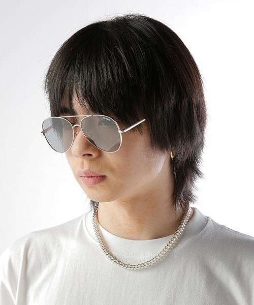 GDC（ジーディーシー）の「PILOT SUNGLASSES（サングラス・メンズ・ブラック/グレー/イエロー・FREE）」の8枚目の写真