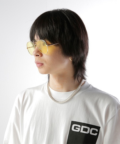 GDC（ジーディーシー）の「PILOT SUNGLASSES（サングラス・メンズ・ブラック/グレー/イエロー・FREE）」の7枚目の写真