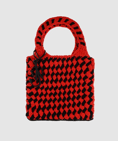 JW Anderson(ジェイダブリューアンダーソン)の「バッグ(ハンドバッグ・レディース・グリーン系その他/レッド系その他/パープル系その他・ONE SIZE)」の3枚目の写真