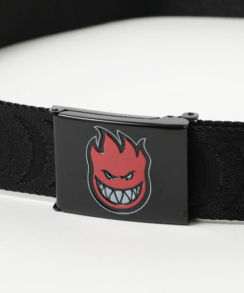 spitfire（スピットファイア）の「SPITFIRE / BIGHEAD Fill Crescent Web Belt（ベルト・メンズ・ブラック・ONE SIZE）」の2枚目の写真