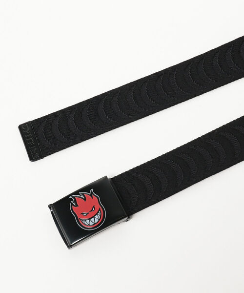 spitfire（スピットファイア）の「SPITFIRE / BIGHEAD Fill Crescent Web Belt（ベルト・メンズ・ブラック・ONE SIZE）」の3枚目の写真
