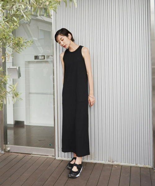 Auntie Rosa Holiday（アンティローザホリデー）の「※入荷禁止※サーマルアメスリワンピース / サイズ展開あり（ワンピース・レディース・ブラック/ブラウン/グリーン・SMALL/MEDIUM）」の4枚目の写真