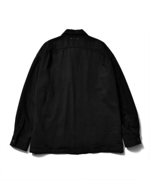 MINEDENIM（マインデニム）の「C.Wool Denim Over SH（シャツ/ブラウス・メンズ・ブラック/ネイビー・1/2）」の13枚目の写真