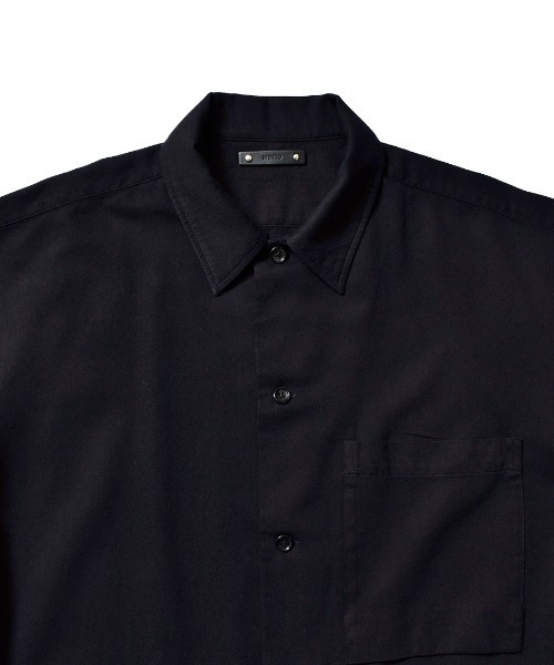 MINEDENIM（マインデニム）の「C.Wool Denim Over SH（シャツ/ブラウス・メンズ・ブラック/ネイビー・1/2）」の8枚目の写真