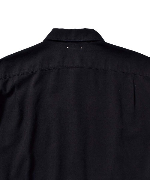 MINEDENIM（マインデニム）の「C.Wool Denim Over SH（シャツ/ブラウス・メンズ・ブラック/ネイビー・1/2）」の9枚目の写真