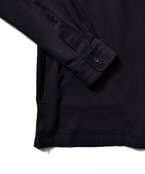 MINEDENIM（マインデニム）の「C.Wool Denim Over SH（シャツ/ブラウス・メンズ・ブラック/ネイビー・1/2）」の10枚目の写真