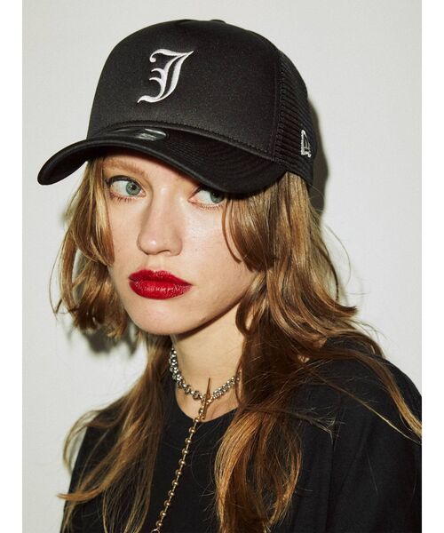 jouetie（ジュエティ）の「NEW ERA JTメッシュキャップ【コラボ】（キャップ・レディース・ブラック・FREE）」の2枚目の写真