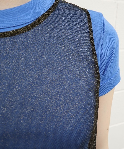 I am I in fact...（アイアムアイインファクト）の「Glitter tulle キャミワンピース（ワンピース・レディース・ピンク/ブラック/ゴールド・FREE）」の14枚目の写真