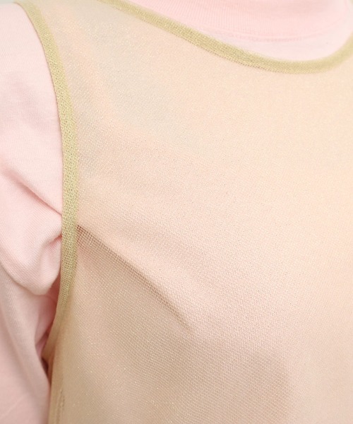 I am I in fact...（アイアムアイインファクト）の「Glitter tulle キャミワンピース（ワンピース・レディース・ピンク/ブラック/ゴールド・FREE）」の16枚目の写真