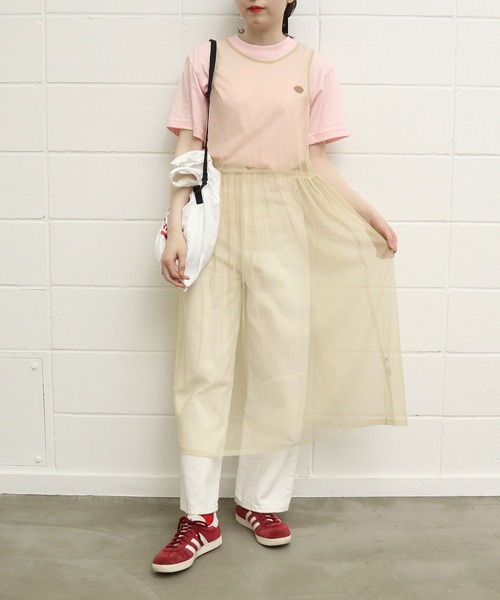 I am I in fact...（アイアムアイインファクト）の「Glitter tulle キャミワンピース（ワンピース・レディース・ピンク/ブラック/ゴールド・FREE）」の7枚目の写真