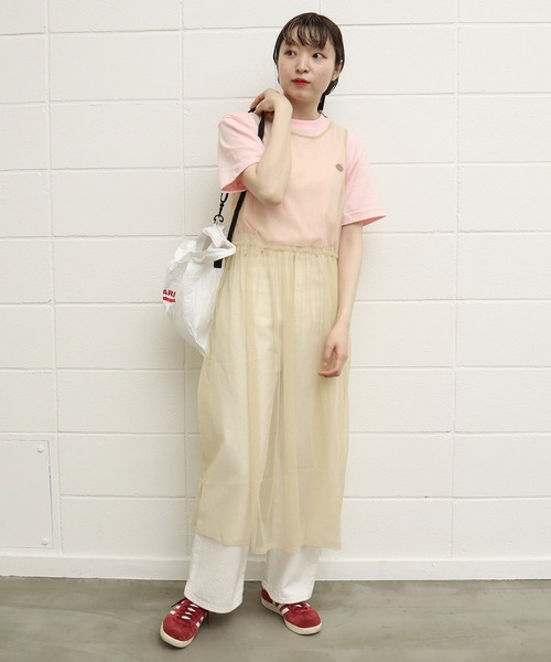 I am I in fact...（アイアムアイインファクト）の「Glitter tulle キャミワンピース（ワンピース・レディース・ピンク/ブラック/ゴールド・FREE）」の9枚目の写真