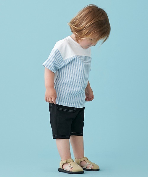 petit main（プティマイン）の「サッカーハーフパンツ（その他パンツ・キッズ・グレー/ライトベージュ/ブラック・130cm/100cm/120cm/110cm/90cm/80ｃｍ）」の17枚目の写真