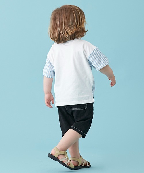 petit main（プティマイン）の「サッカーハーフパンツ（その他パンツ・キッズ・グレー/ライトベージュ/ブラック・130cm/100cm/120cm/110cm/90cm/80ｃｍ）」の18枚目の写真