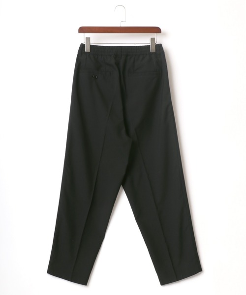 Lazar(ラザル)の「Wide Tapered Slacks/ワイドテーパードスラックス/センタープレス タックワイドパンツ(スラックス・メンズ・ブラック/ホワイト系その他/ベージュ系その他/ブラウン系その他/グレー系その他/グレー系その他2/ブラック系その他・M/L)」の9枚目の写真