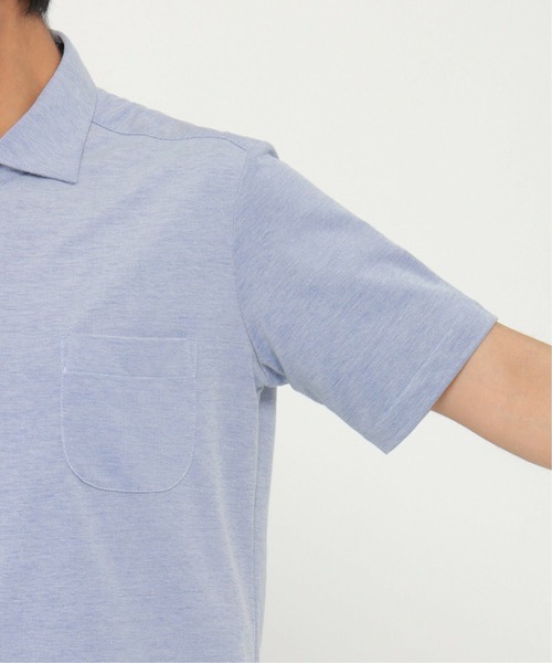 IKKA LOUNGE(イッカラウンジ)の「ALTIMA カッタウェーポロシャツ(ポロシャツ・メンズ・ネイビー/ブルー/ダークネイビー・M/L/XL/S)」の11枚目の写真
