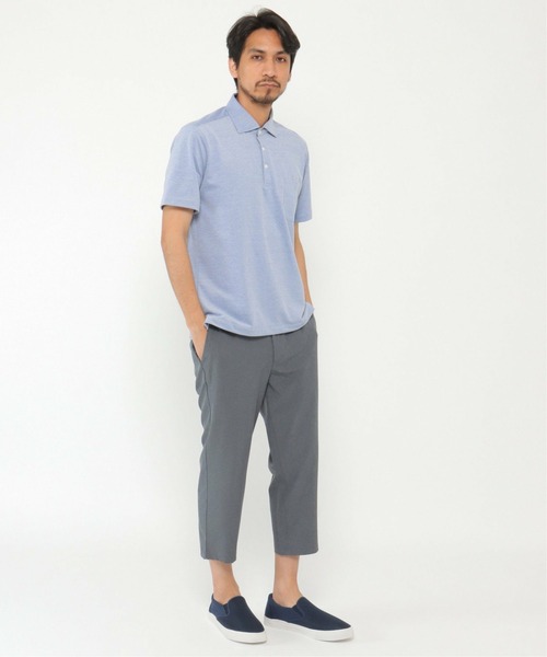 IKKA LOUNGE(イッカラウンジ)の「ALTIMA カッタウェーポロシャツ(ポロシャツ・メンズ・ネイビー/ブルー/ダークネイビー・M/L/XL/S)」の5枚目の写真