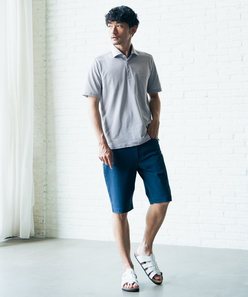IKKA LOUNGE(イッカラウンジ)の「ALTIMA カッタウェーポロシャツ(ポロシャツ・メンズ・ネイビー/ブルー/ダークネイビー・M/L/XL/S)」の21枚目の写真
