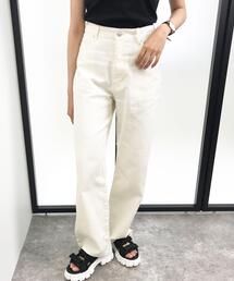 デニムワイドパンツ/A