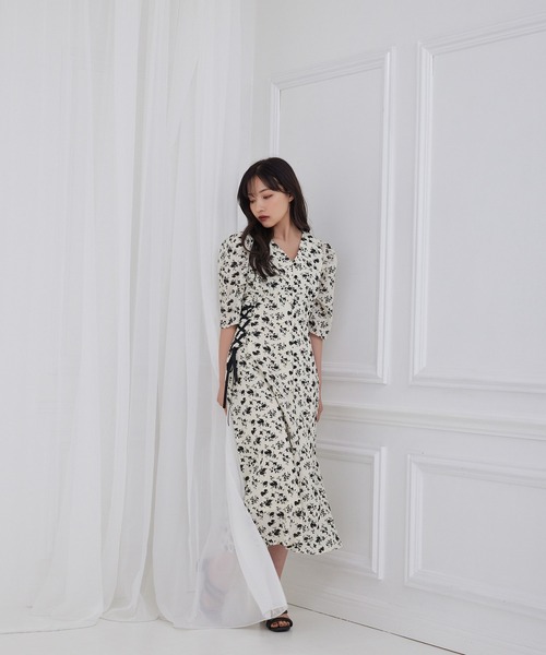 ANDGEEBEE（アンジービー）の「レースアップフラワーワンピ（ワンピース・レディース・アイボリー/ホワイト・MEDIUM）」の19枚目の写真