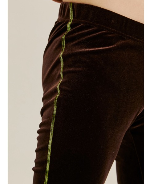 PAMEO POSE（パメオポーズ）の「Velor Loose Leggings（レギンス/スパッツ・レディース・ブラック/ブラウン・FREE）」の12枚目の写真