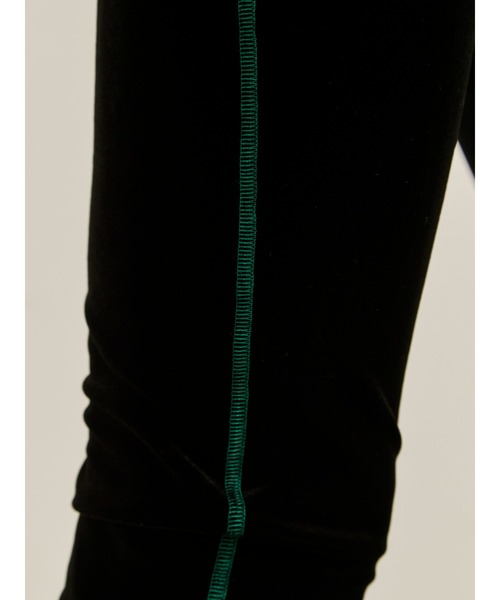 PAMEO POSE（パメオポーズ）の「Velor Loose Leggings（レギンス/スパッツ・レディース・ブラック/ブラウン・FREE）」の7枚目の写真