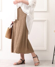 DRESKIP | シボシボフレアースカート(スカート)