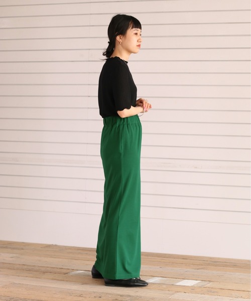 cepo（セポ）の「アシメスリットタイトスカート（スカート・レディース・ブラック/オレンジ/グリーン・M）」の14枚目の写真