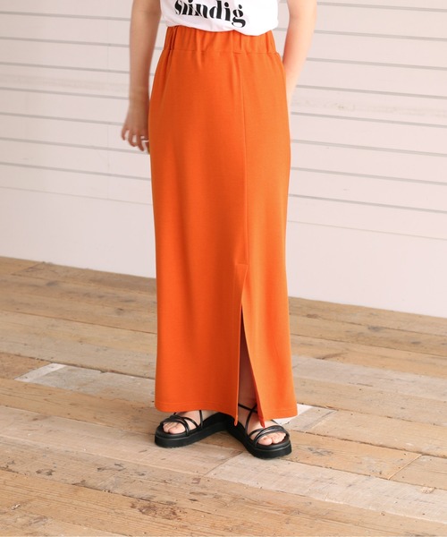 cepo（セポ）の「アシメスリットタイトスカート（スカート・レディース・ブラック/オレンジ/グリーン・M）」の18枚目の写真