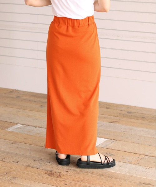 cepo（セポ）の「アシメスリットタイトスカート（スカート・レディース・ブラック/オレンジ/グリーン・M）」の20枚目の写真