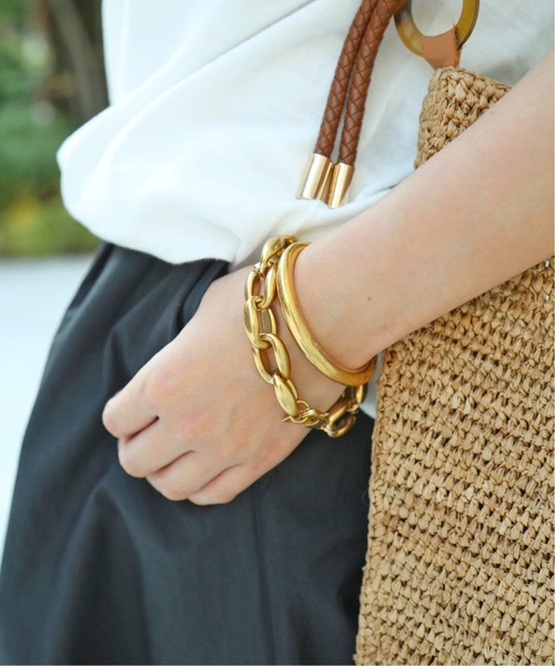 CELERI（セルリ）の「【CELERI/セルリ】 CABLE CHAIN ブレスレット（ブレスレット・レディース・ゴールド・FREE）」の5枚目の写真