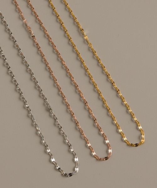 muku(ムク)の「金属アレルギー対応 スパークルネックレス/サージカルステンレス/316L(ネックレス・レディース・シルバー/ゴールド/シャンパン・39cm/45cm/52cm)」の8枚目の写真