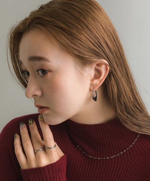 muku(ムク)の「金属アレルギー対応 スパークルネックレス/サージカルステンレス/316L(ネックレス・レディース・シルバー/ゴールド/シャンパン・39cm/45cm/52cm)」の21枚目の写真