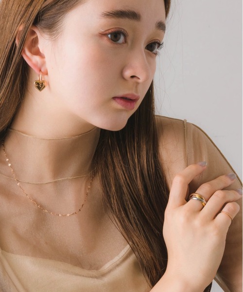 muku(ムク)の「金属アレルギー対応 スパークルネックレス/サージカルステンレス/316L(ネックレス・レディース・シルバー/ゴールド/シャンパン・39cm/45cm/52cm)」の14枚目の写真