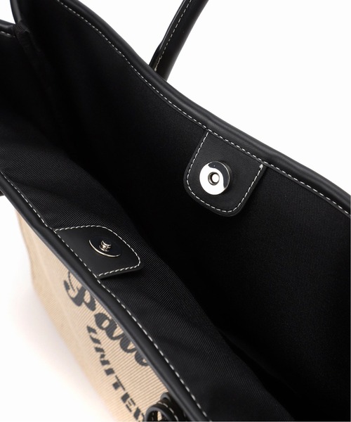 B.C STOCK（ベーセーストック）の「《追加》キャンバスロゴトートバッグ（トートバッグ・レディース・ブラウン/カーキ・FREE）」の13枚目の写真