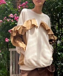 AVIE | フリルデザインスウェット(スウェット)