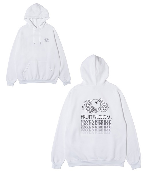 FRUIT OF THE LOOM（フルーツオブザルーム）の「プリントフーディA / 長袖 / パーカー / スウェット / プリント / カジュアル / ユニセックス（パーカー・メンズ・B/G/I/R/K/L/M/N/C/D/A/H/J/O/Q/F/E/P・M/L/XL）」の4枚目の写真