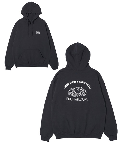FRUIT OF THE LOOM（フルーツオブザルーム）の「プリントフーディA / 長袖 / パーカー / スウェット / プリント / カジュアル / ユニセックス（パーカー・メンズ・B/G/I/R/K/L/M/N/C/D/A/H/J/O/Q/F/E/P・M/L/XL）」の8枚目の写真