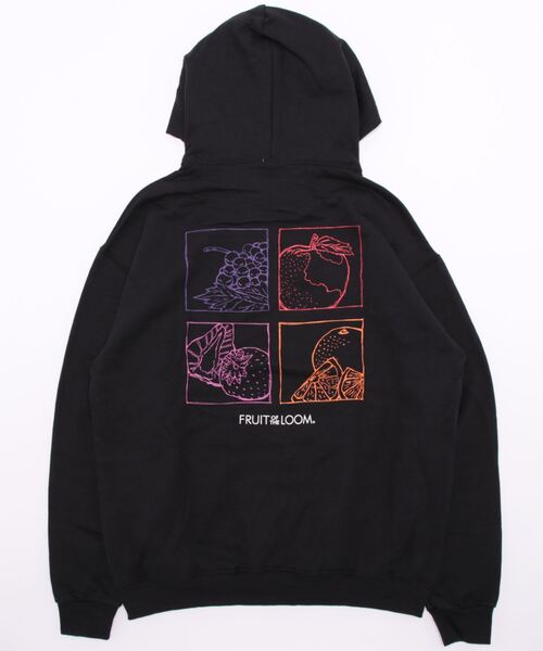 FRUIT OF THE LOOM（フルーツオブザルーム）の「プリントフーディA / 長袖 / パーカー / スウェット / プリント / カジュアル / ユニセックス（パーカー・メンズ・B/G/I/R/K/L/M/N/C/D/A/H/J/O/Q/F/E/P・M/L/XL）」の17枚目の写真