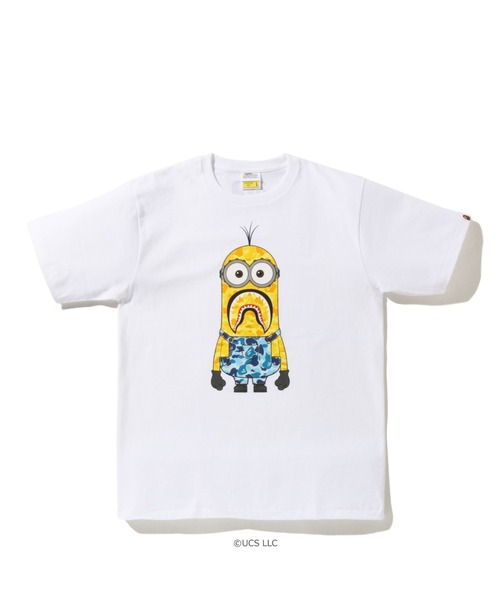 A BATHING APE(アベイシングエイプ)の「MINIONS TEE07 M(Tシャツ/カットソー・メンズ・ホワイト/イエロー・SMALL/MEDIUM/LARGE/X-LARGE/XX-LARGE)」の2枚目の写真