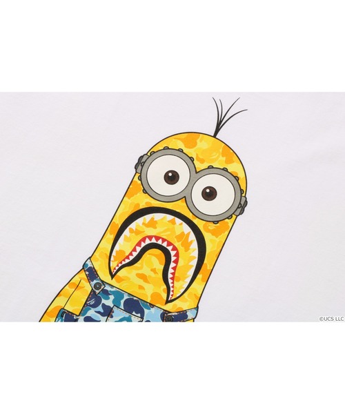 A BATHING APE(アベイシングエイプ)の「MINIONS TEE07 M(Tシャツ/カットソー・メンズ・ホワイト/イエロー・SMALL/MEDIUM/LARGE/X-LARGE/XX-LARGE)」の4枚目の写真