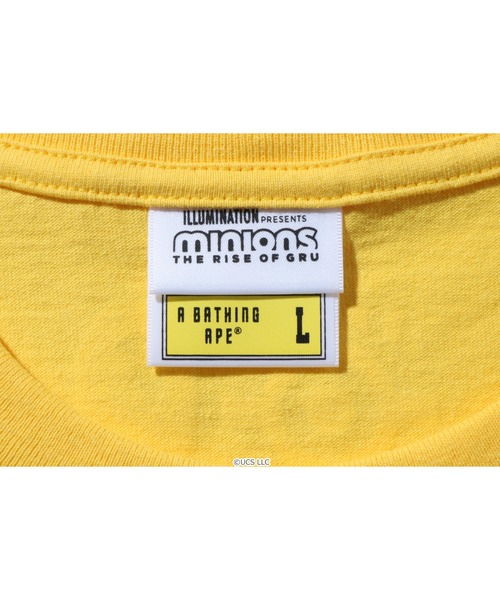 A BATHING APE(アベイシングエイプ)の「MINIONS TEE07 M(Tシャツ/カットソー・メンズ・ホワイト/イエロー・SMALL/MEDIUM/LARGE/X-LARGE/XX-LARGE)」の10枚目の写真