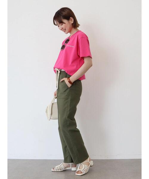 AMERICAN HOLIC（アメリカンホリック）の「【FRUIT OF THE LOOM】アーカイブアートバックプリントTEE（Tシャツ/カットソー・レディース・ホワイト/ブラック/ピンク/ブルー/パープル・M/L）」の22枚目の写真