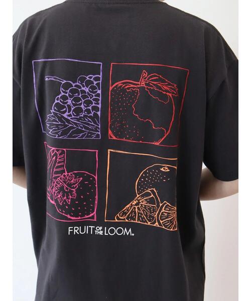 【美品】ルード アートレディ ぶどう柄 ビッグプリントTシャツ アメリカ製 XL 美品】ルード アートレディ ぶどう柄 ビッグプリントTシャツ