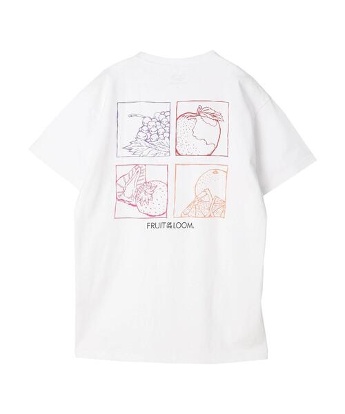 【美品】ルード アートレディ ぶどう柄 ビッグプリントTシャツ アメリカ製 XL 美品】ルード アートレディ ぶどう柄 ビッグプリントTシャツ