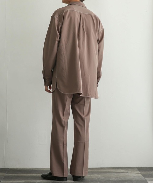 SENSE OF PLACE by URBAN RESEARCH（センスオブプレイスバイアーバンリサーチ）の「『セットアップ対応』 センタープレスストレートパンツ（その他パンツ・メンズ・ブラック/グリーン/モカ・MEDIUM/LARGE）」の10枚目の写真