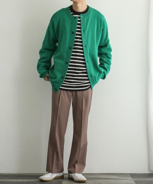 SENSE OF PLACE by URBAN RESEARCH（センスオブプレイスバイアーバンリサーチ）の「『セットアップ対応』 センタープレスストレートパンツ（その他パンツ・メンズ・ブラック/グリーン/モカ・MEDIUM/LARGE）」の11枚目の写真