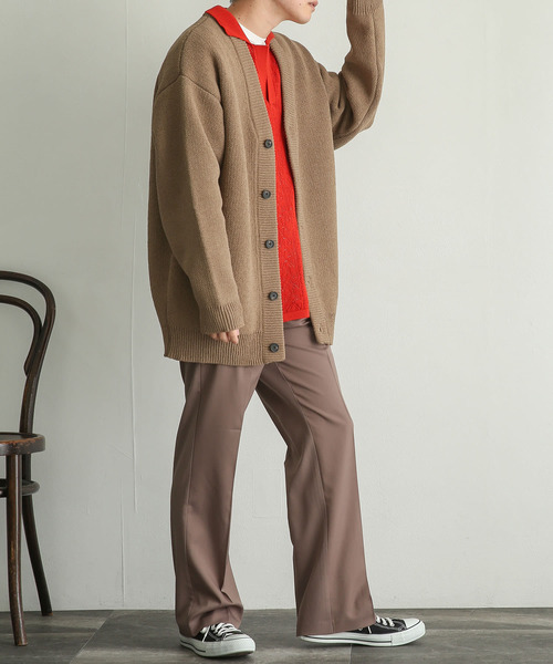 SENSE OF PLACE by URBAN RESEARCH（センスオブプレイスバイアーバンリサーチ）の「『セットアップ対応』 センタープレスストレートパンツ（その他パンツ・メンズ・ブラック/グリーン/モカ・MEDIUM/LARGE）」の15枚目の写真